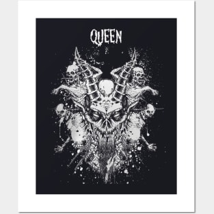 Dragon Skull Play Queen Posters and Art